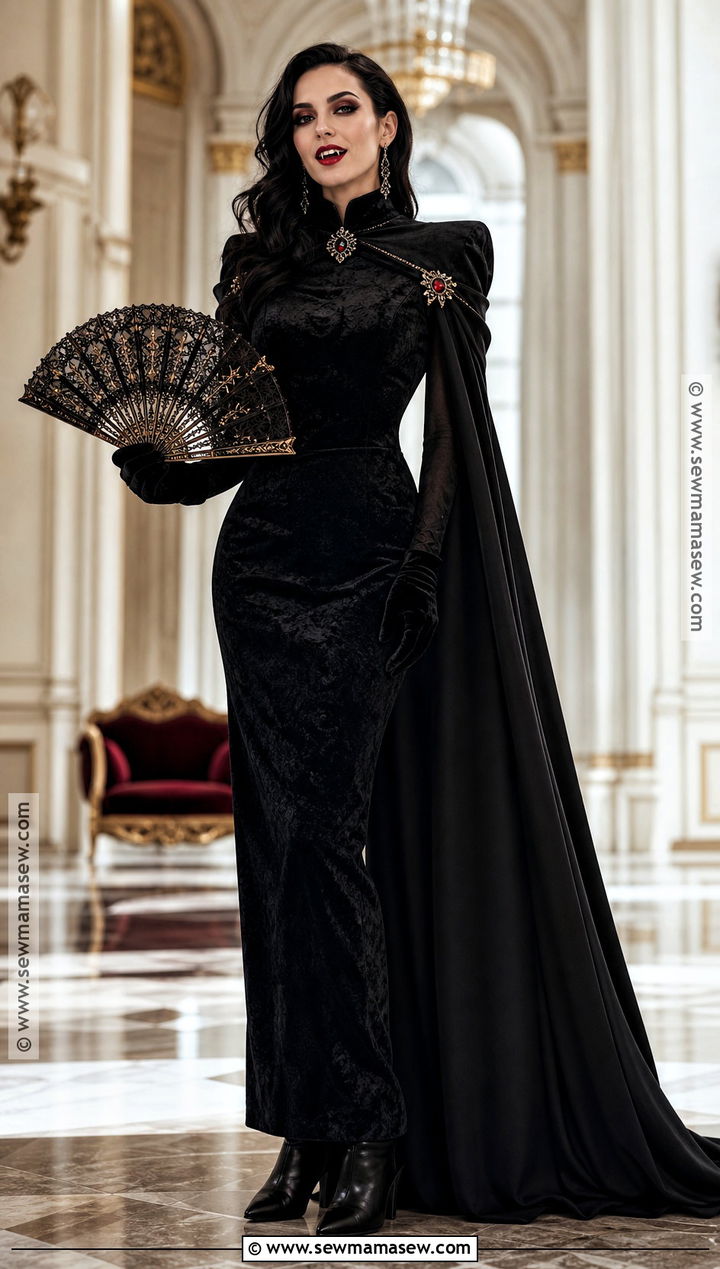 Black Vampire Countess Dress - 30 black vampire dress ideas