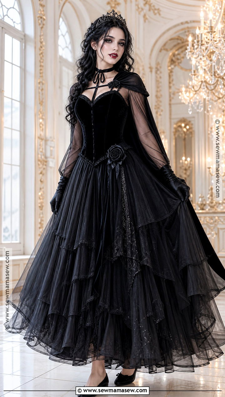 Black Vampire Princess Dress - 30 black vampire dress ideas