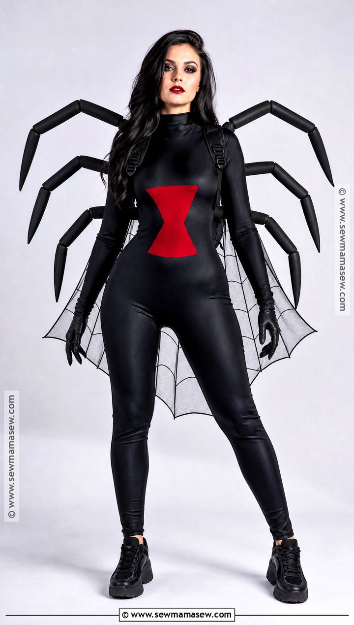 Black Widow Spider Costume - 40 scary halloween costume ideas