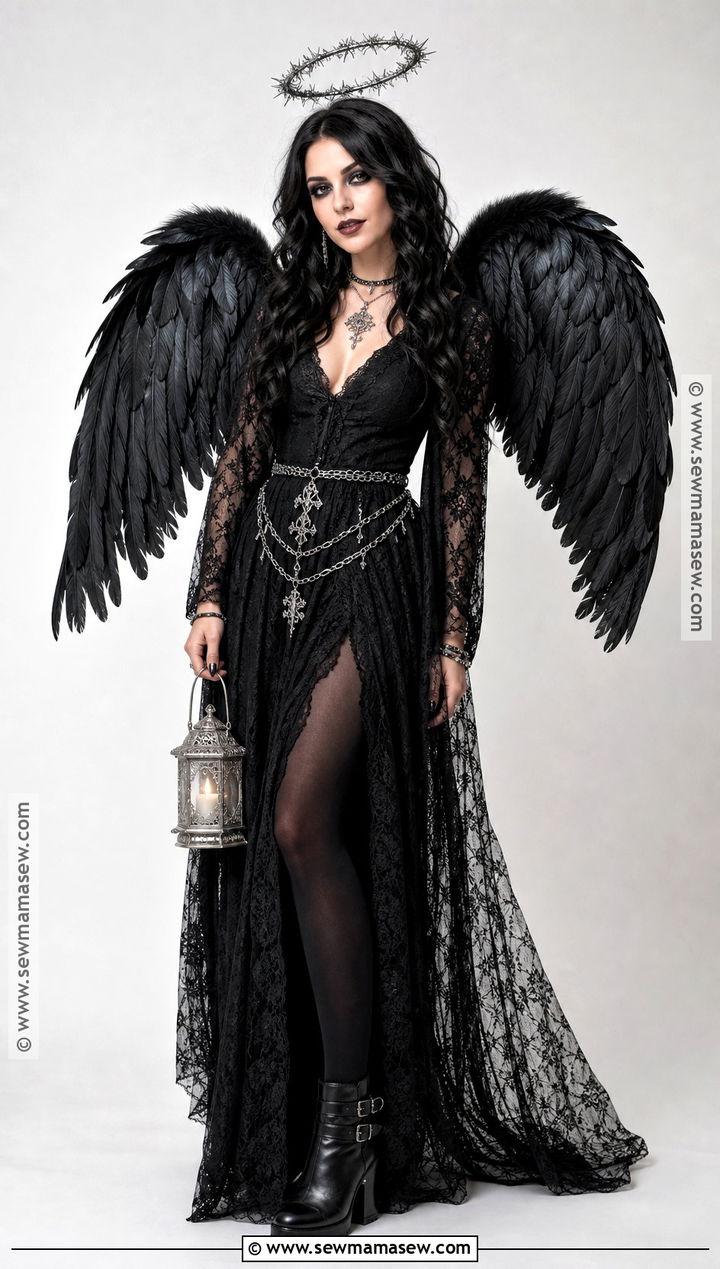 Black Wings Dark Angel Costume - 30 black wings costume ideas