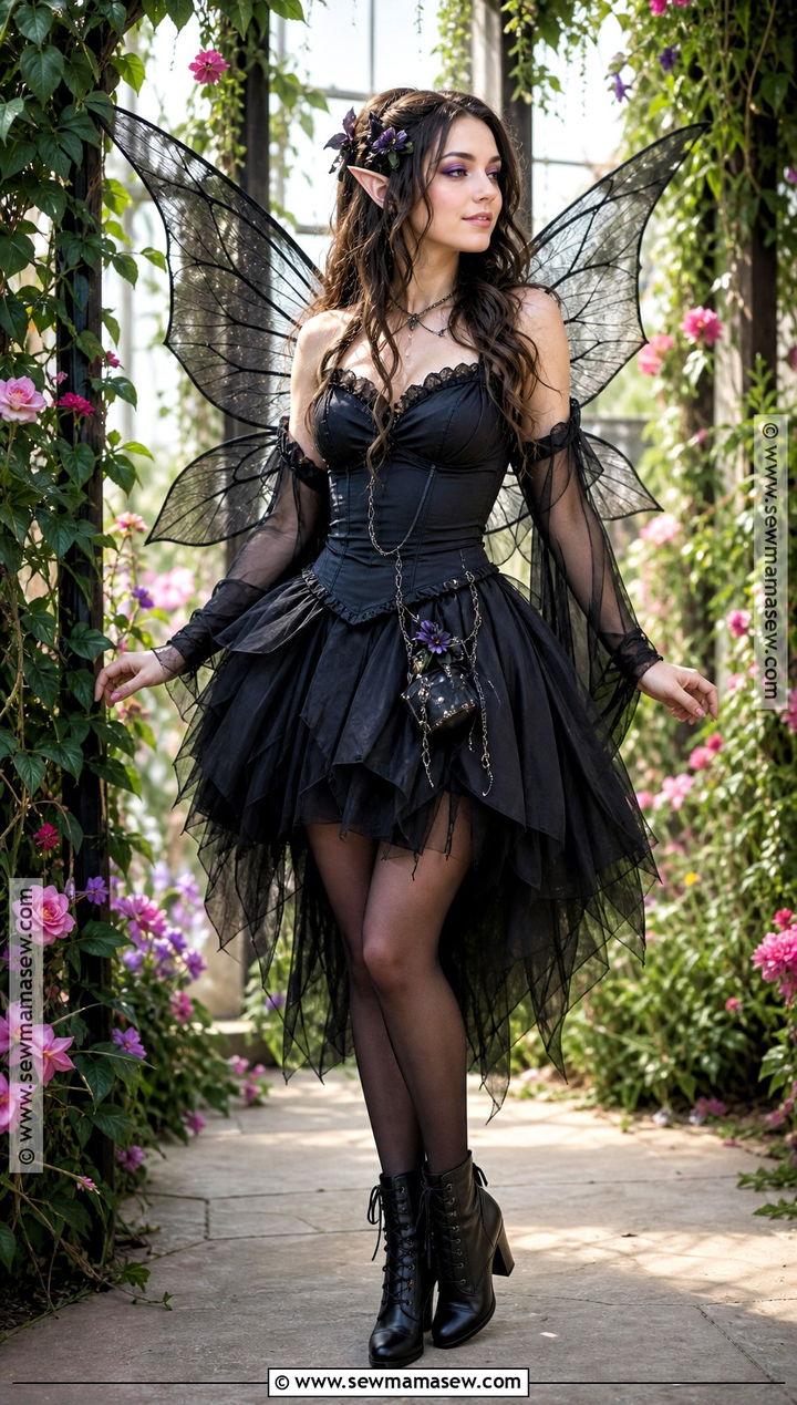 Black Wings Dark Fairy Costume - 30 black wings costume ideas