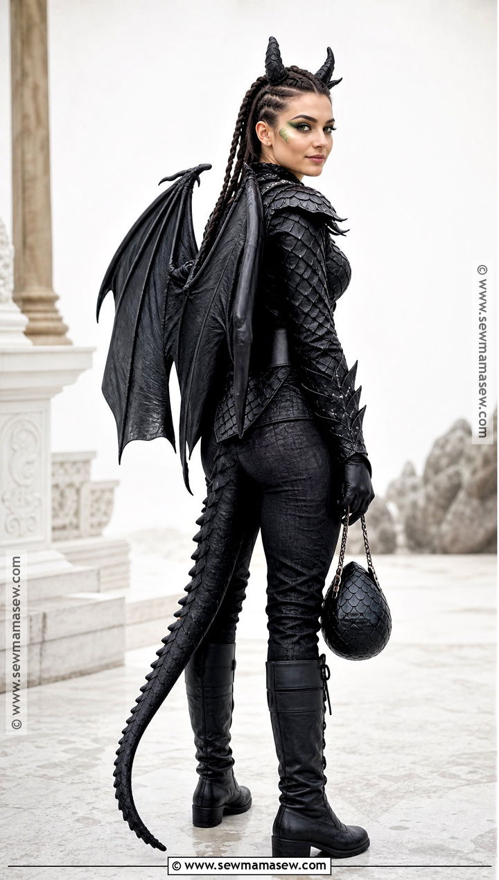 Black Wings Dragon Costume - 30 black wings costume ideas