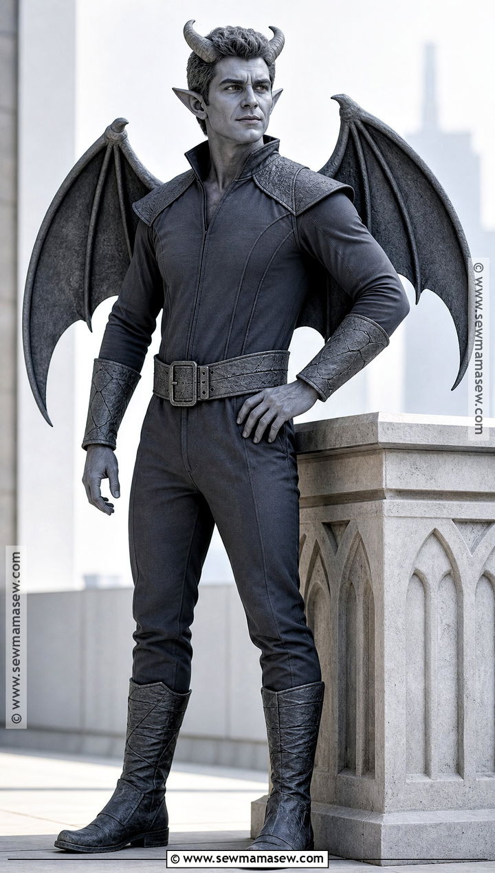 Black Wings Gargoyle Costume - 30 black wings costume ideas