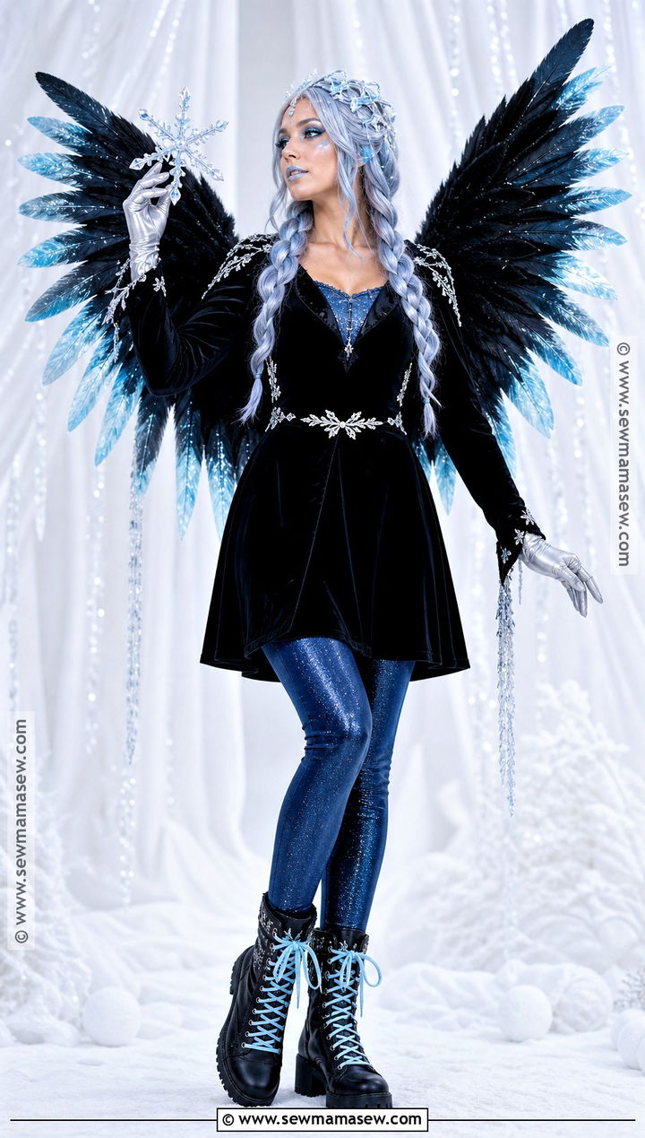Black Wings Ice Raven Costume - 30 black wings costume ideas