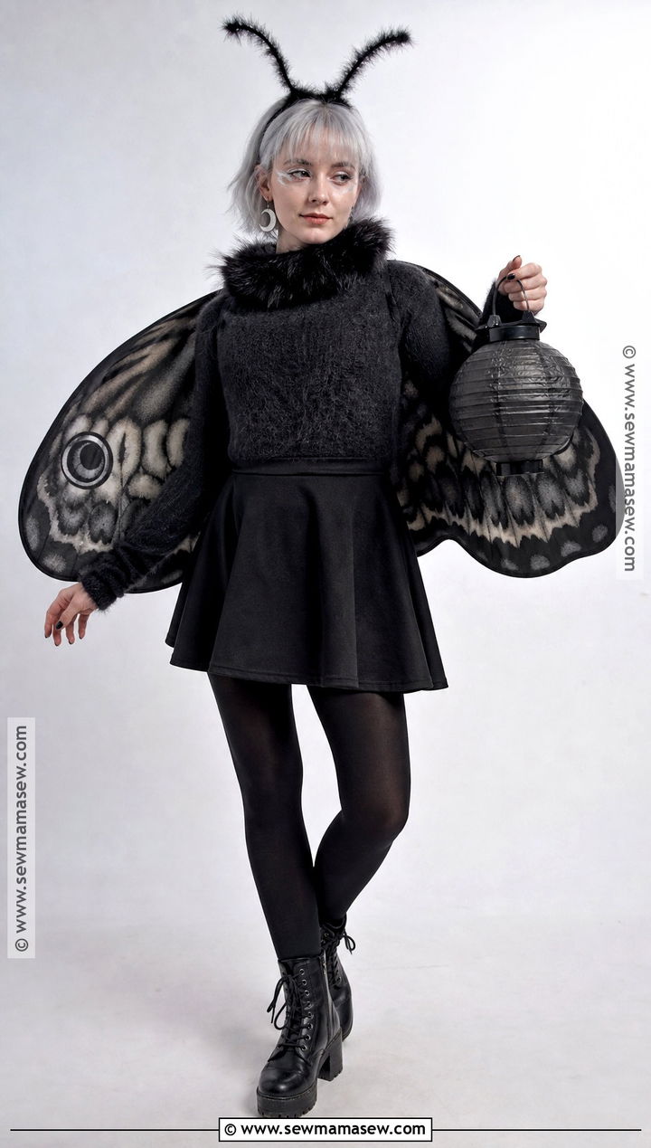 Black Wings Moth Costume - 30 black wings costume ideas