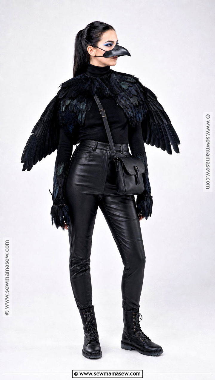 Black Wings Raven Costume - 30 black wings costume ideas
