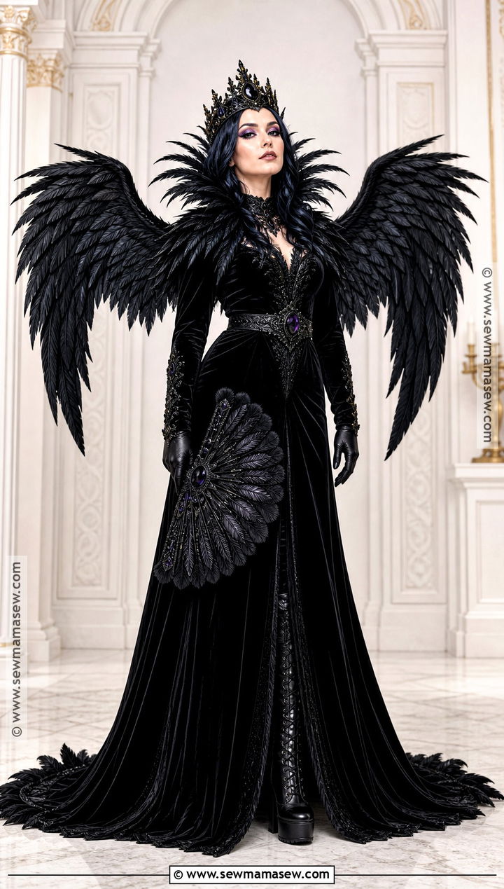 Black Wings Raven Queen Costume - 30 black wings costume ideas