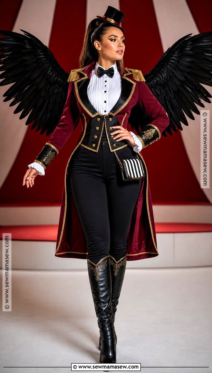 Black Wings Ringmaster Costume - 30 black wings costume ideas