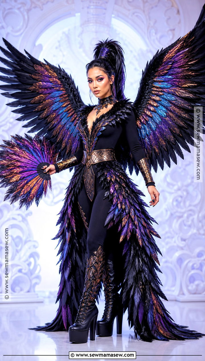 Black Wings Shadow Phoenix Costume - 30 black wings costume ideas