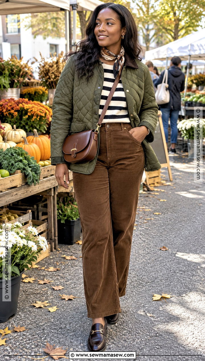 Black Women Fall Quilted Jacket Outfit - 25 fall fits for black women