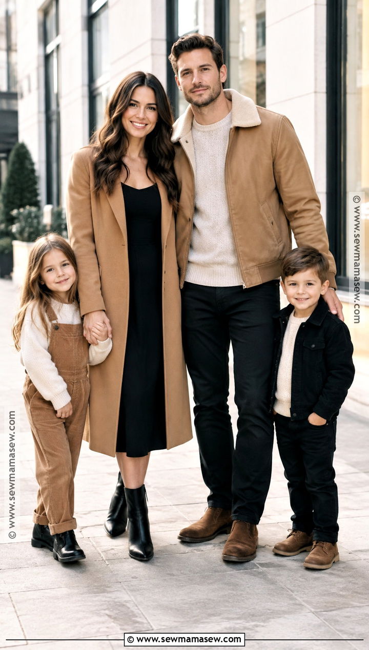 Black and Tan Outfits for Fall Family Pictures - 15 fall outfit ideas family pictures