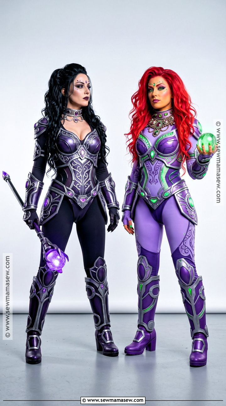 Blackfire And Starfire Sister Costume - 30 Black Fire Costume Ideas
