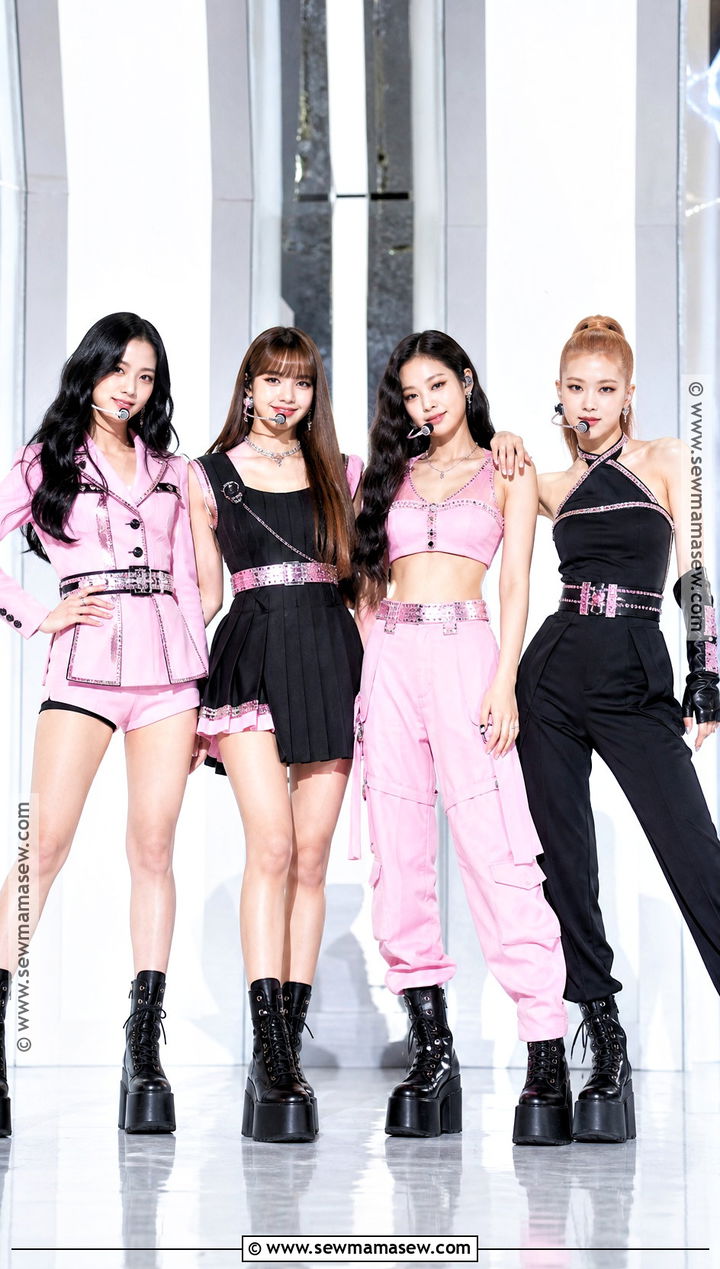 Blackpink Pink And Black Group Costume - 30 popstar halloween costume ideas