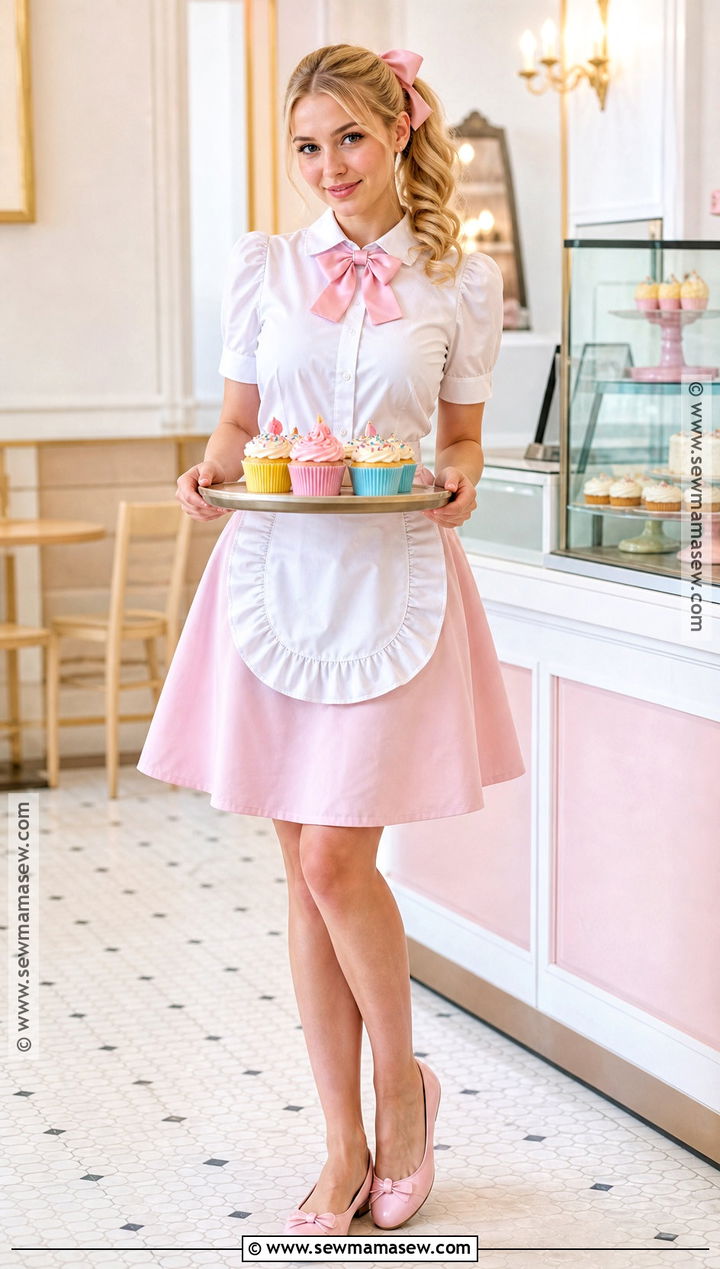 Blair Cafe Uniform Costume - 30 barbie princess charm school costume ideas