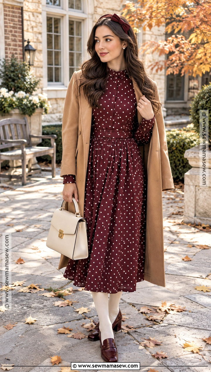 Blair Thanksgiving Polka Dot Dress - 15 blair thanksgiving dress ideas