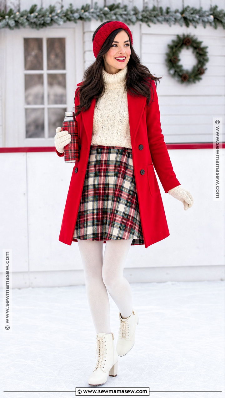 Blair Waldorf Ice Skating Costume With Red Coat - 40 blair waldorf costume ideas