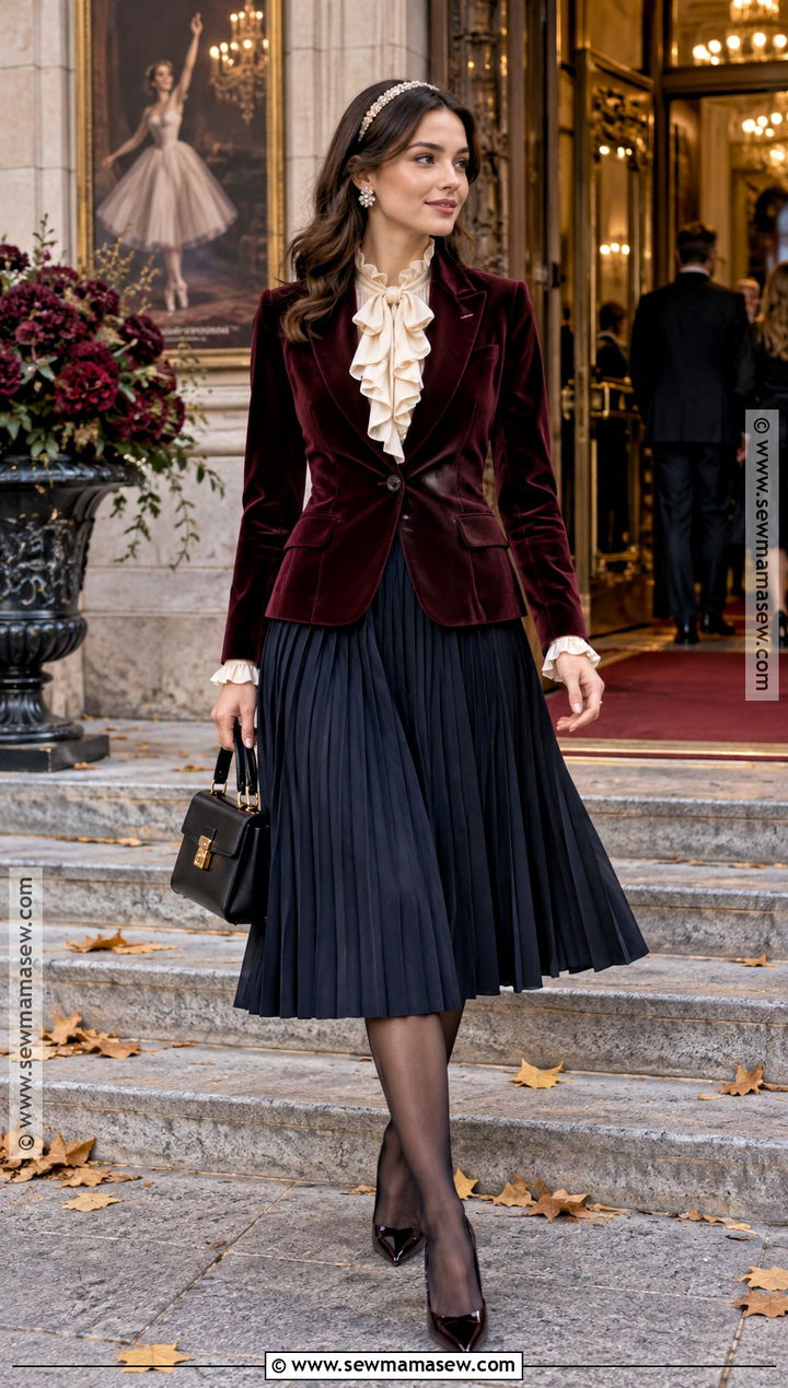 Blair Waldorf Velvet Blazer Outfit - 20 blair waldorf fall outfits