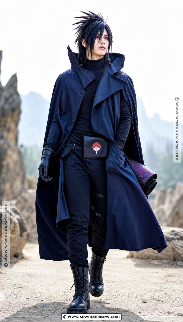 Blank Period Sasuke Costume With Blue Cloak - 30 sasuke costume ideas