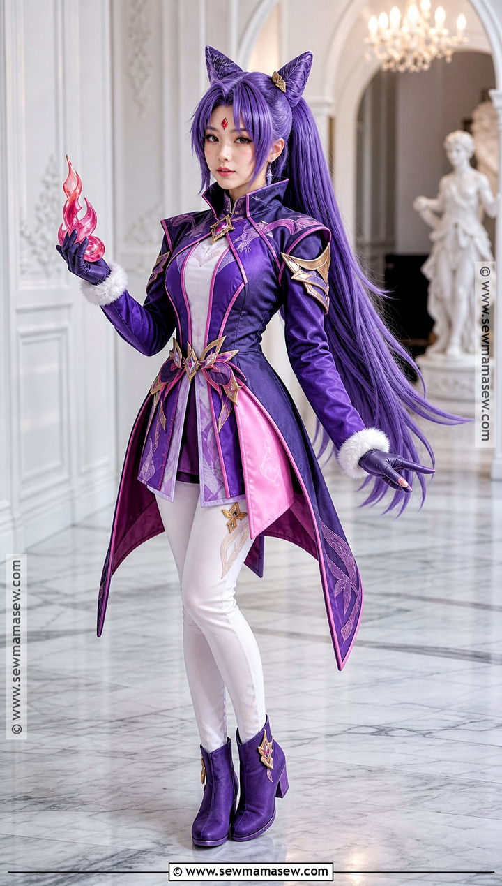 Blaze The Cat Cosplay With Purple Coat - 40 sonic cosplay ideas