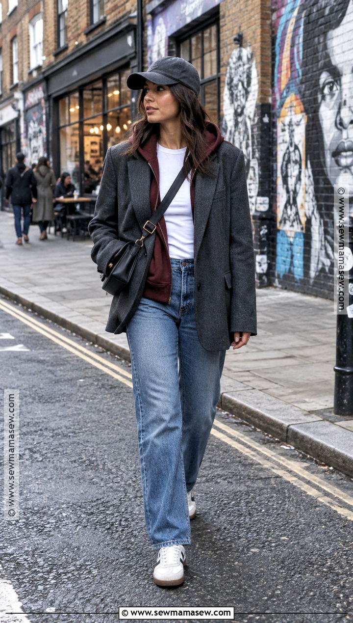 Blazer And Hoodie London November Outfit - 20 london in november outfits for women