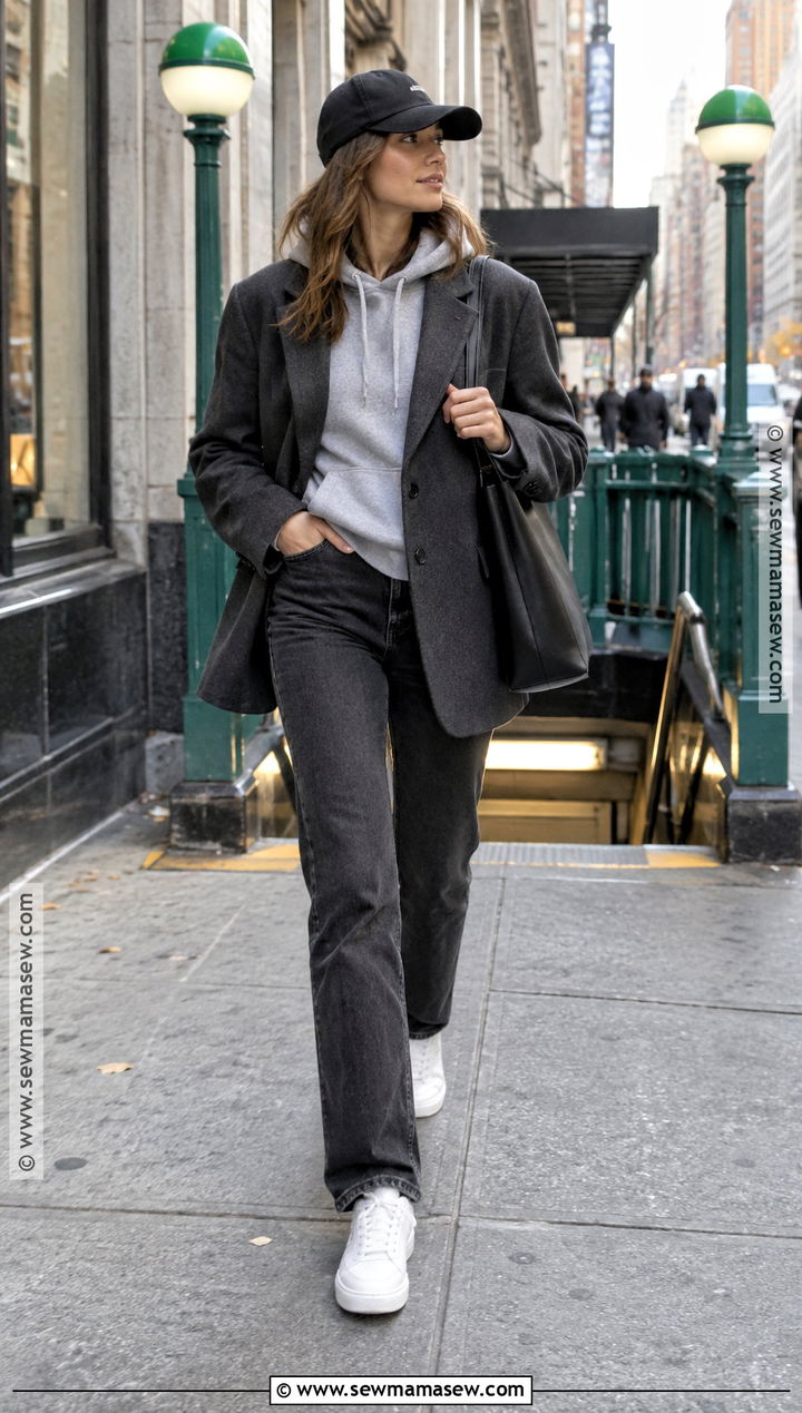 Blazer And Hoodie New York November Outfit - 25 new york november outfit ideas