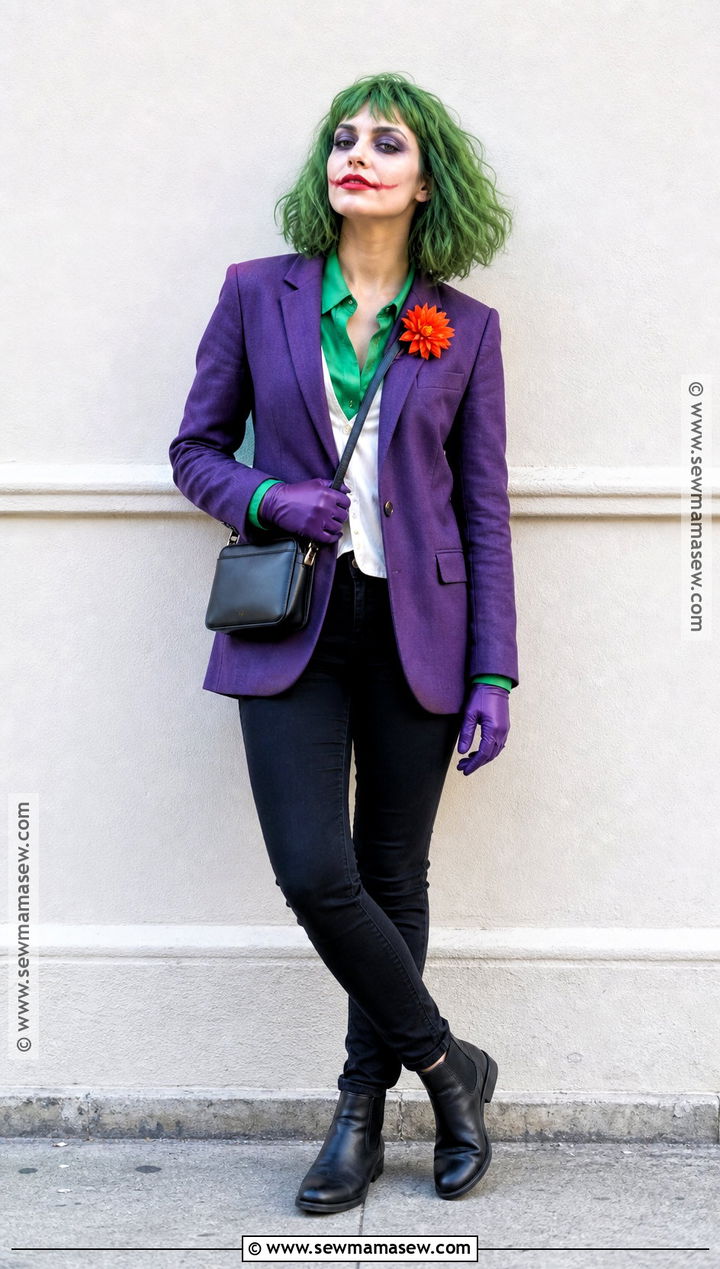 Blazer And Jeans Female Joker Costume - 35 female joker costume ideas
