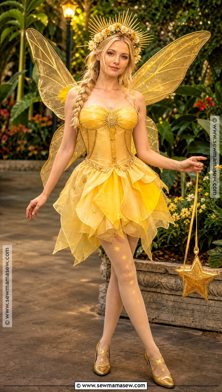 Blonde Sun Fairy Costume - 40 blonde costume ideas