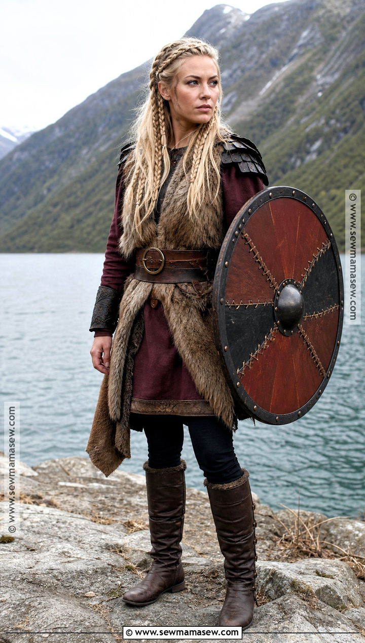 Blonde Viking Shieldmaiden Costume - 30 halloween blonde costume ideas