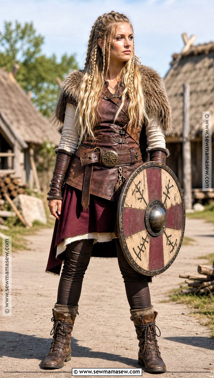 Blonde Viking Warrior Costume - 35 blonde halloween costume ideas