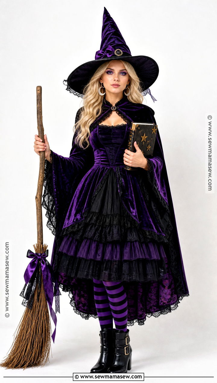 Blonde Witch Purple Dress Costume - 35 costumes for blondes