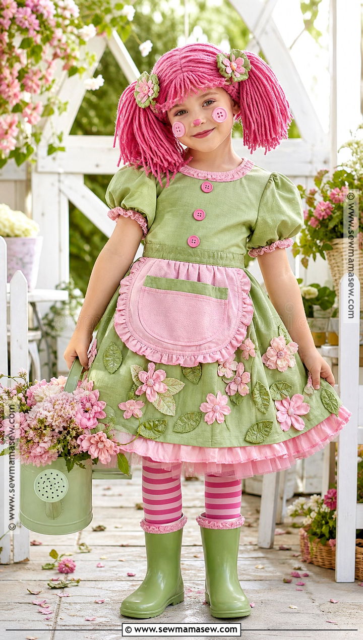 Blossom Flowerpot Costume - 35 lalaloopsy costume ideas