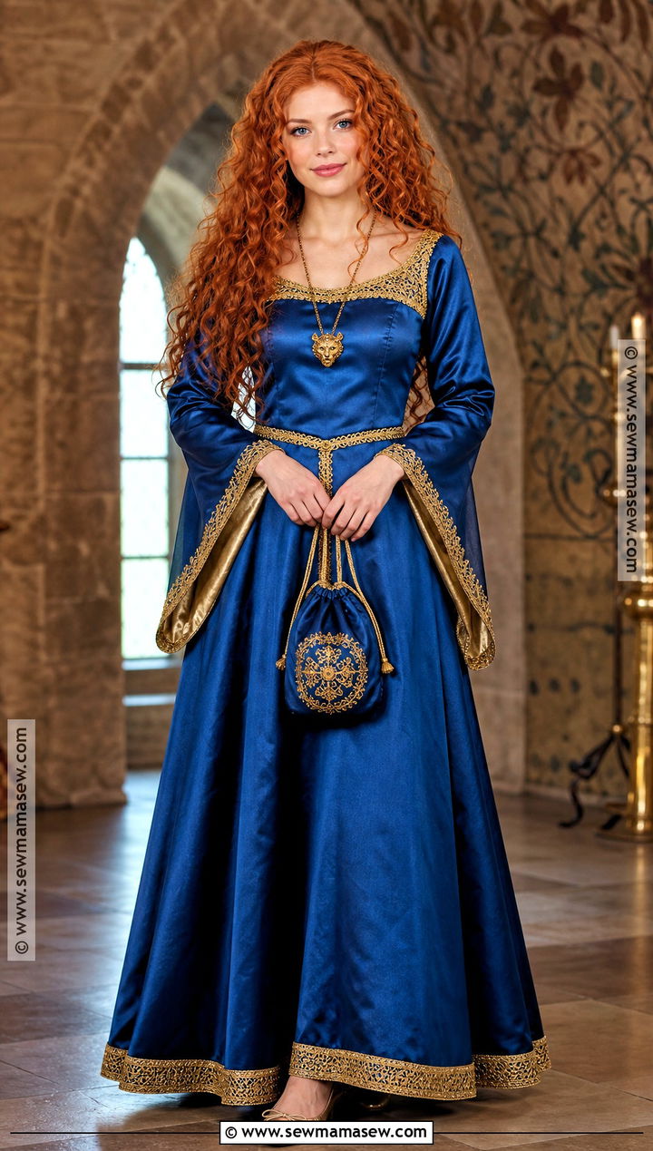 Blue And Gold Merida Princess Costume - 30 merida brave costume ideas