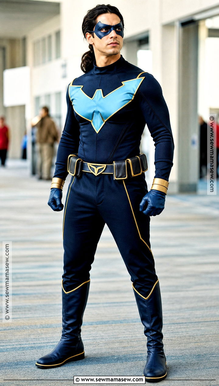 Blue And Gold Nightwing Costume - 35 nightwing costumes