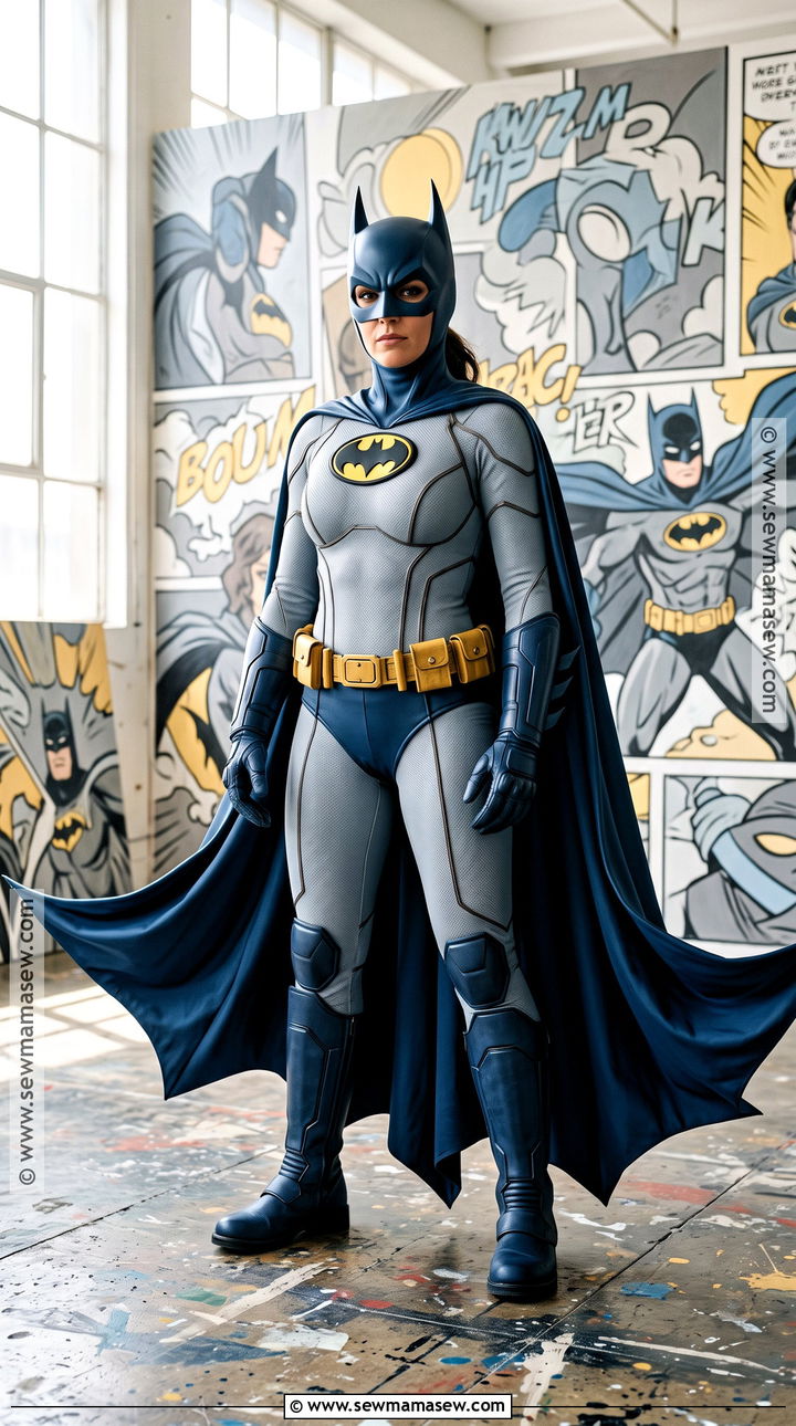 Blue And Gray Batman Costume - 50 batman costume ideas