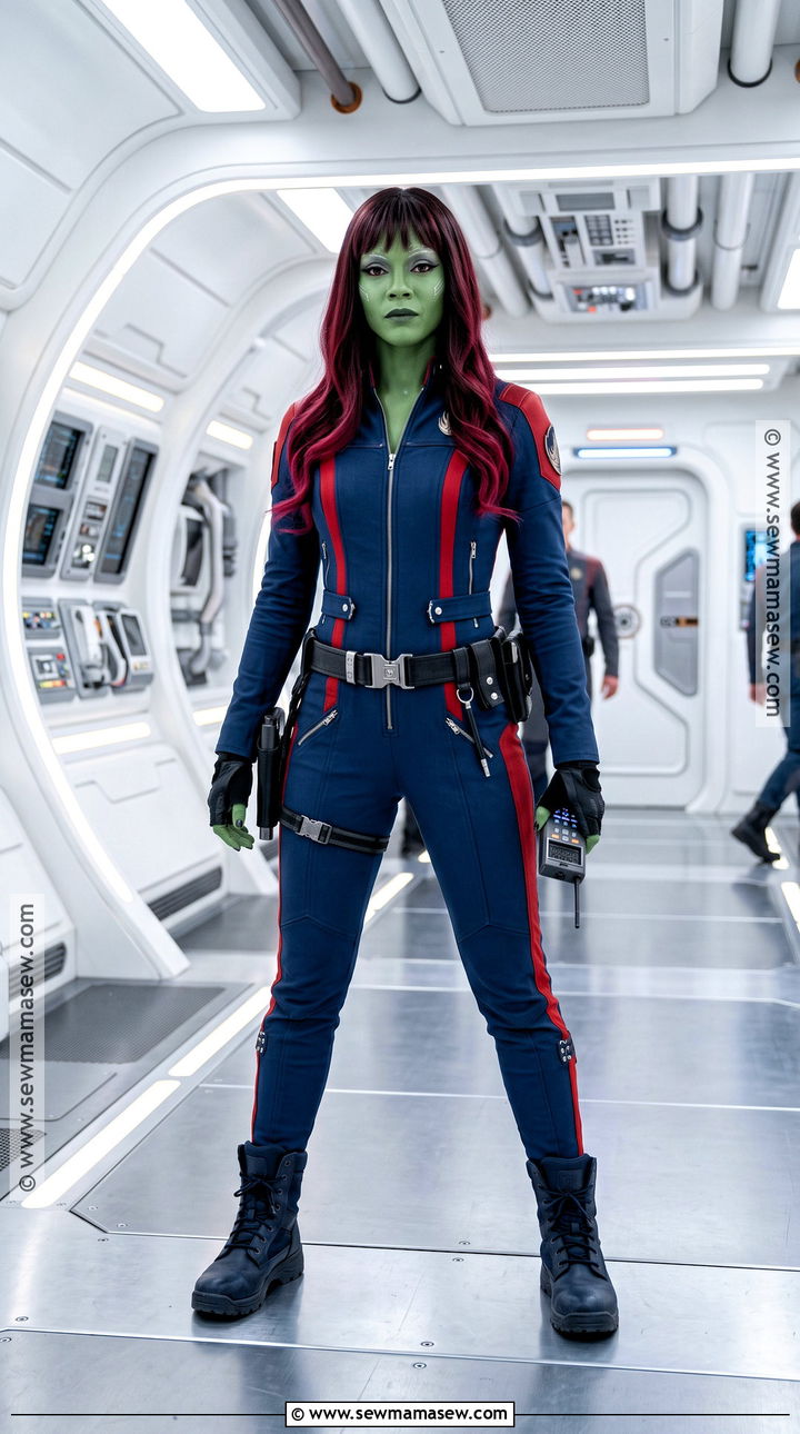 Blue And Red Guardians Gamora Costume - 35 gamora costume ideas