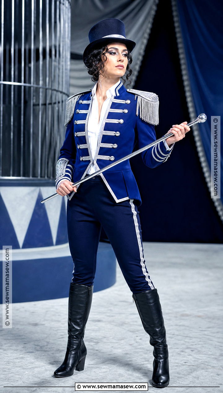 Blue And Silver Circus Ringmaster Costume - 30 circus ringmaster costume ideas