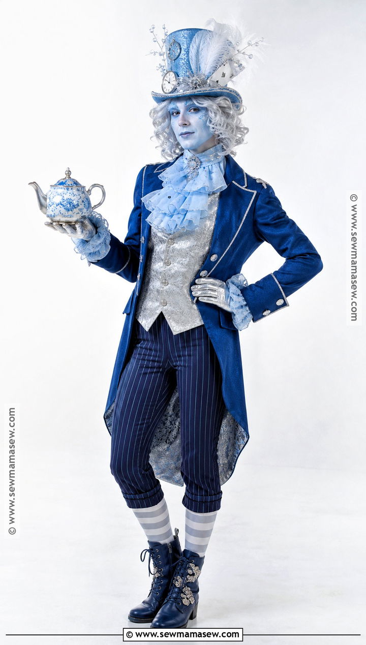 Blue And Silver Mad Hatter Cosplay - 35 Mad Hatter Cosplay Ideas