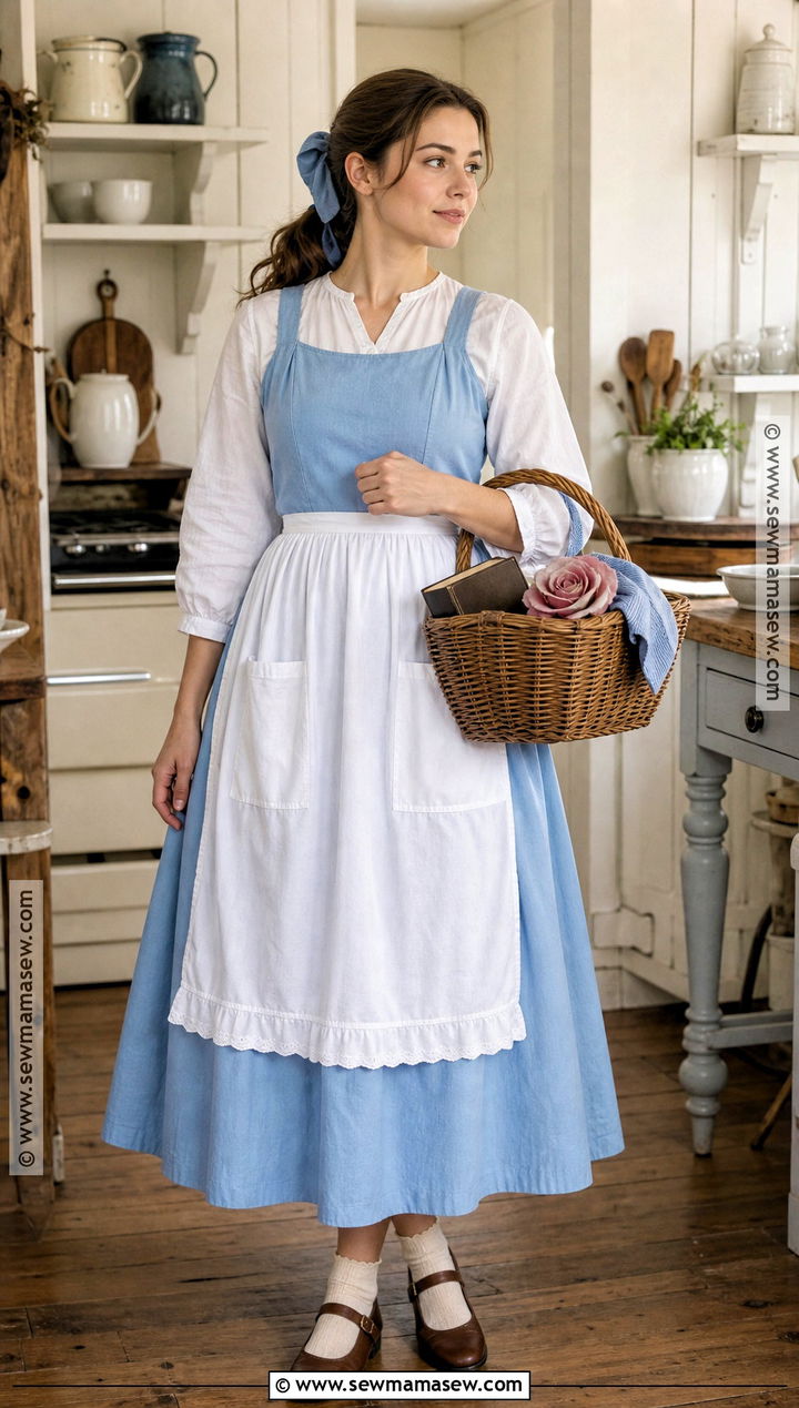 Blue Apron Belle Costume - 50 belle costume ideas