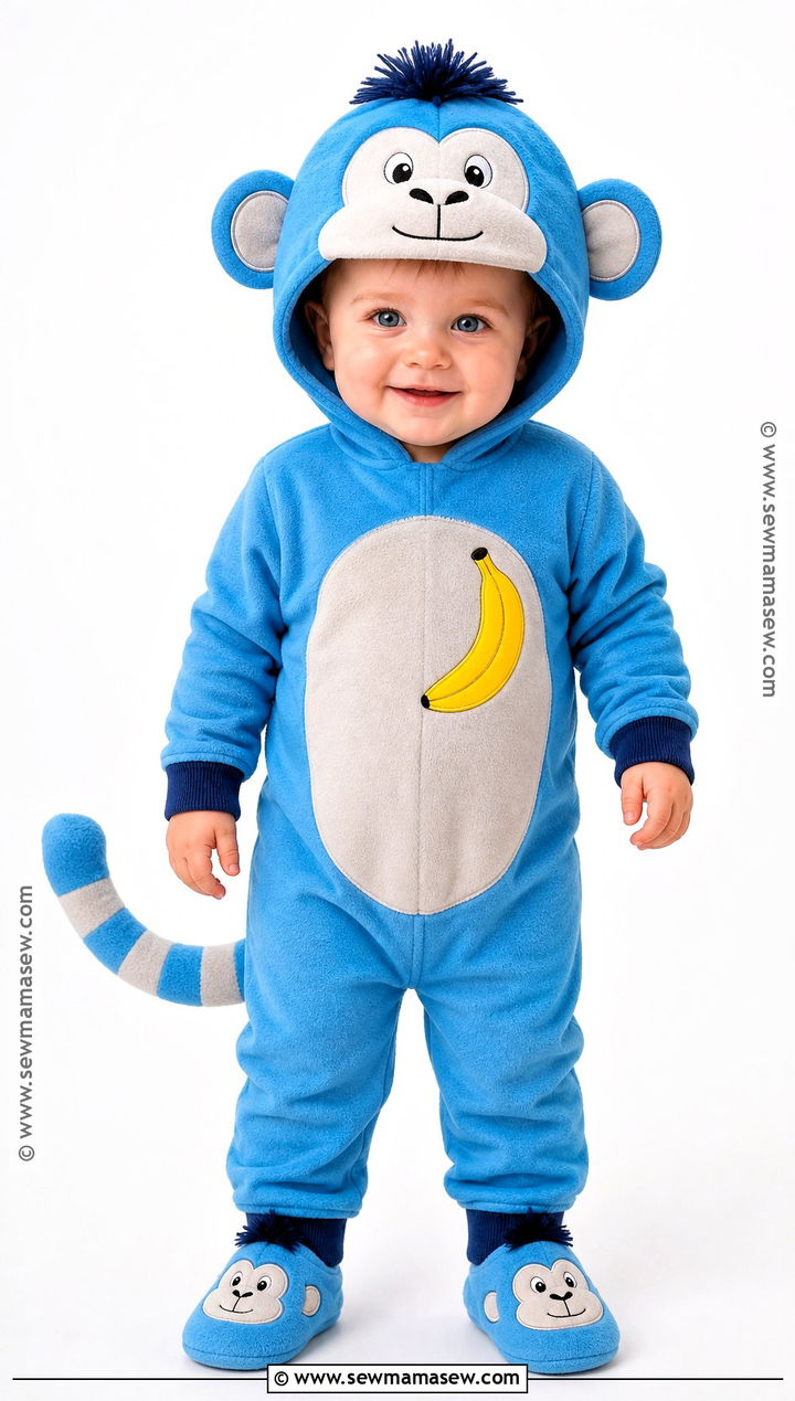 Blue Baby Monkey Costume - 30 baby monkey costume ideas
