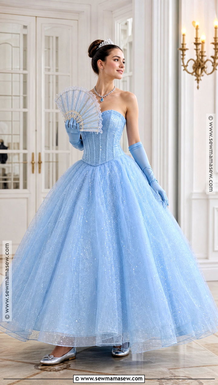 Blue Ball Gown Princess Tiana Costume - 40 princess tiana costume ideas