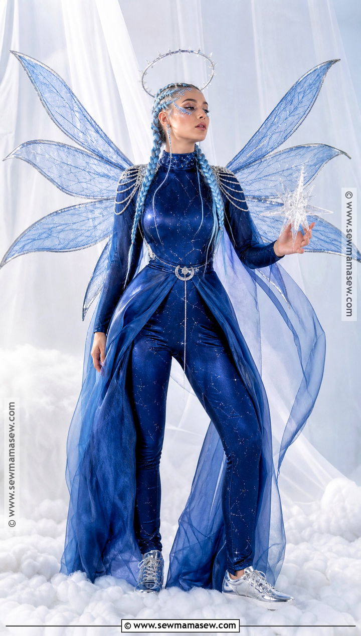 Blue Celestial Seraphim Costume - 30 Seraphim Costume Ideas