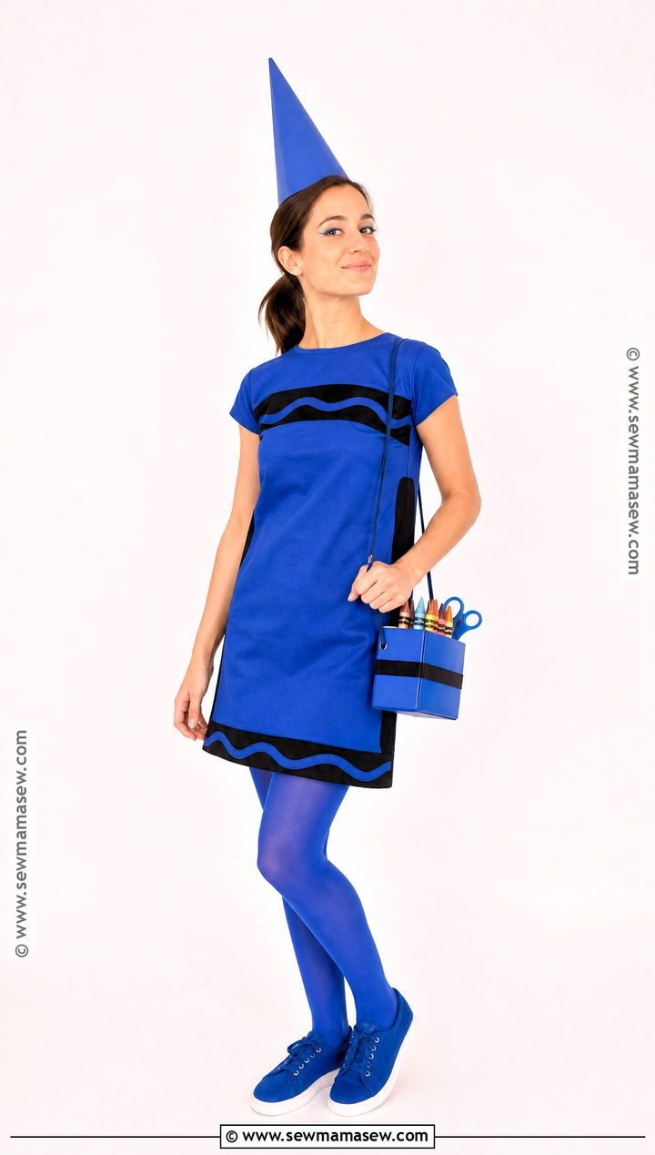 Blue Crayon Costume - 30 blue costume ideas for women