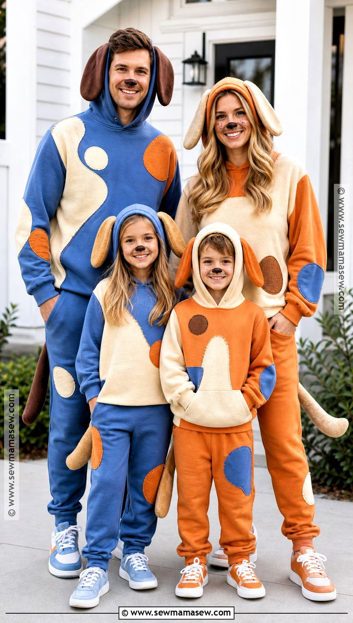 Blue Dog Family Costume - 45 family costume ideas