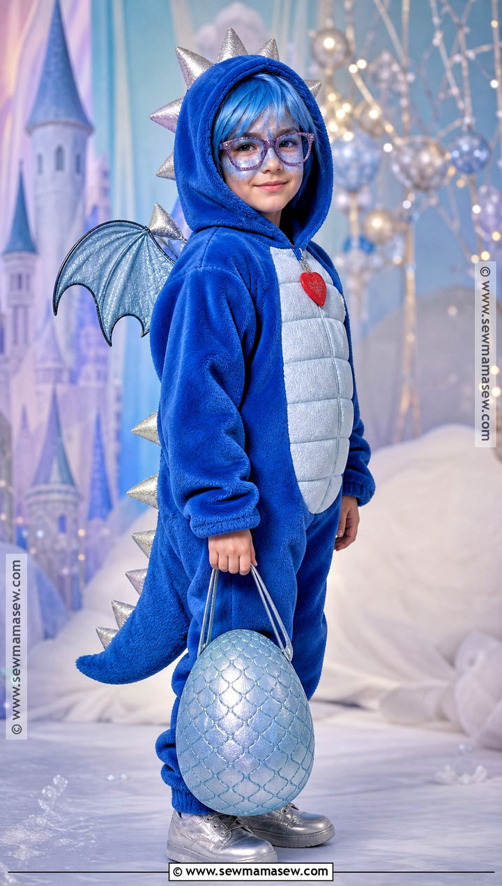 Blue Dragon Beanie Boo Costume - 30 beanie boo costume ideas