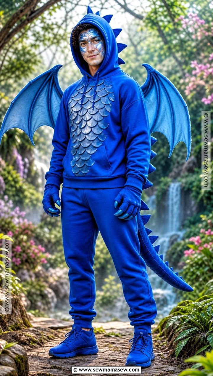 Blue Dragon Costume - 30 blue costumes