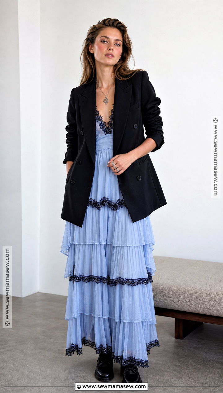 Blue Dress Vogue Harry Styles Costume - 30 Harry Styles Costume