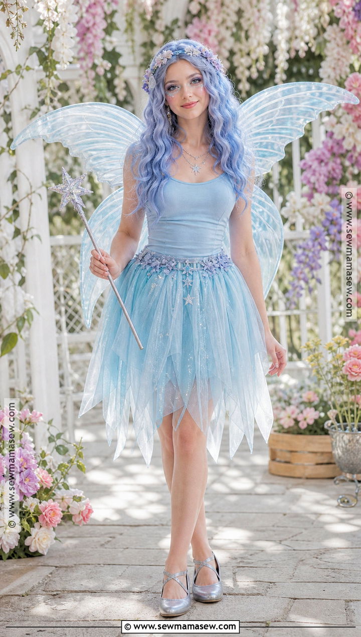Blue Fairy Tulle Costume - 30 blue costumes