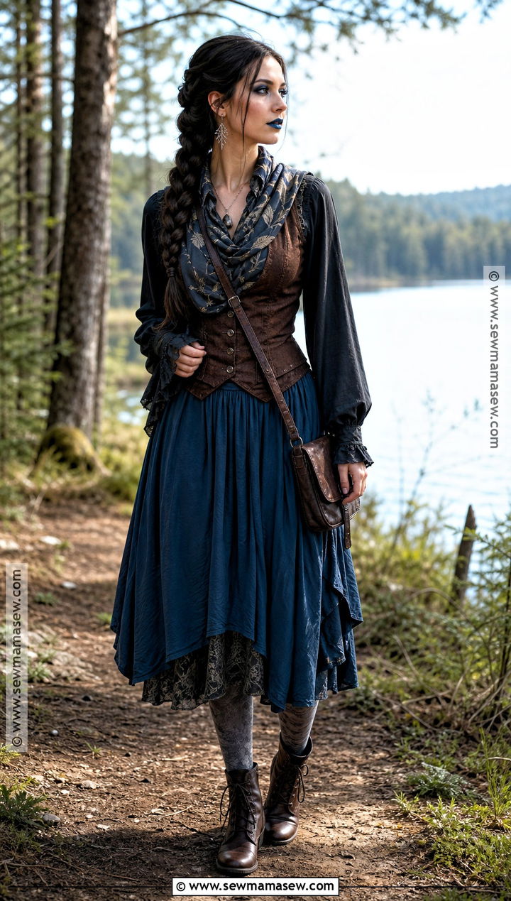 Blue Forest Witch Outfit - 35 forest witch outfit ideas