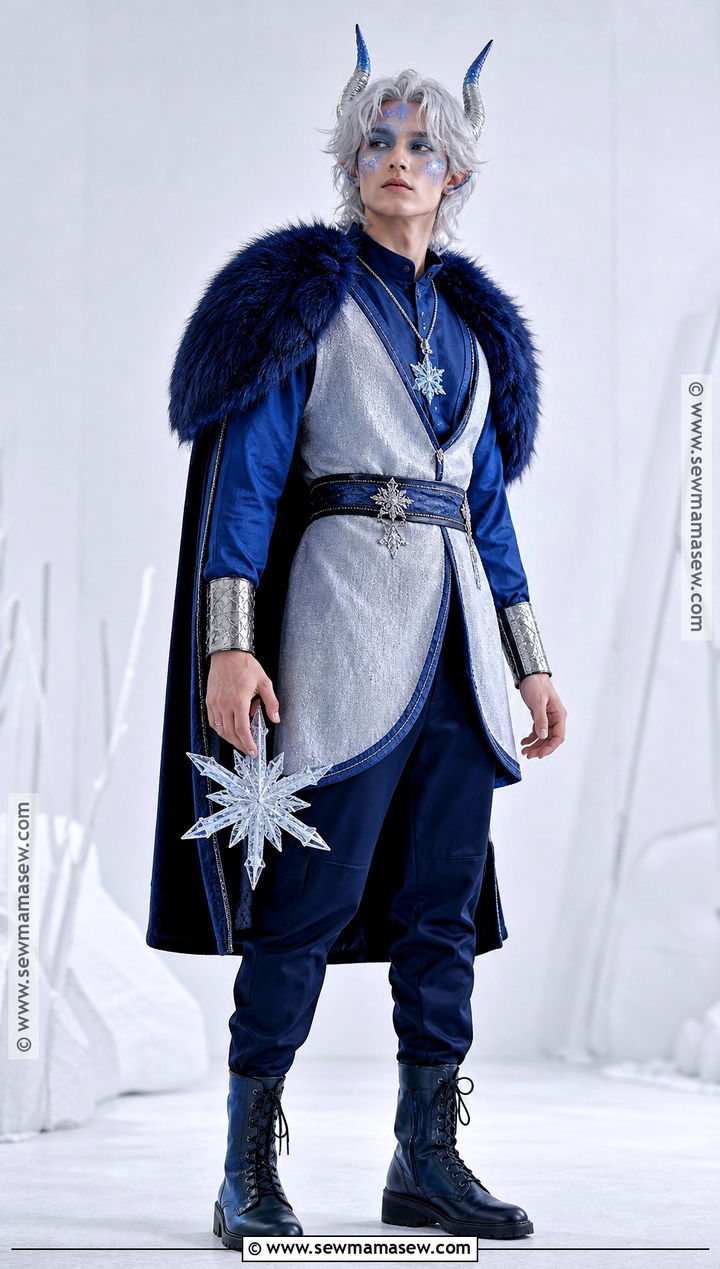 Blue Frost Demon Outfit For Men - 30 demon outfit male ideas