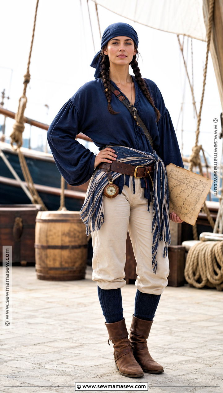 Blue Harbor Pirate Costume - 35 easy pirate costume ideas